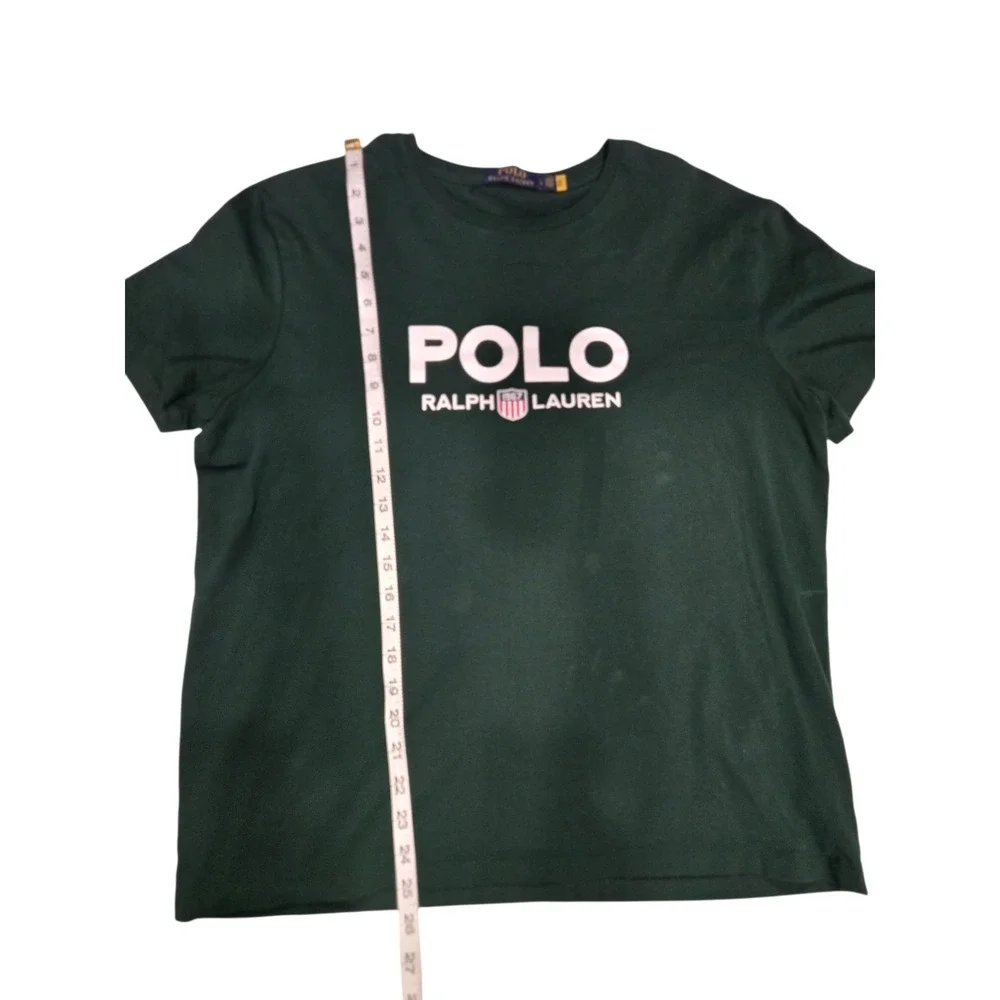 Polo Ralph Lauren Green Graphic‎ Logo Tee Men's Large Classic Fit